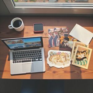 Miscellaneous Stationary Cats Print 12 Note Cards with Envelopes